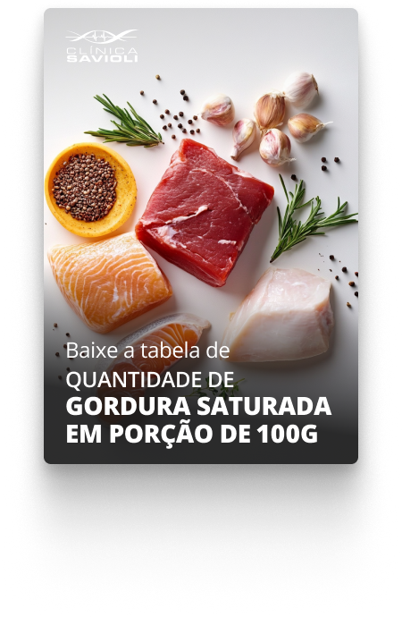 Gordura saturada em 100g