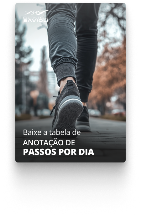 Anotação de passos por dia
